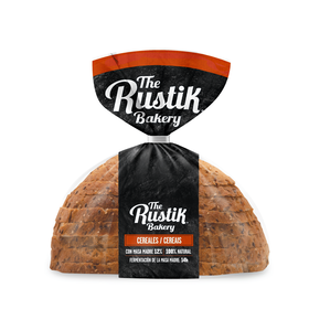 Pão Rústico Cereais Massa Mãe Fatiado The Rustik Bakery 400 gr