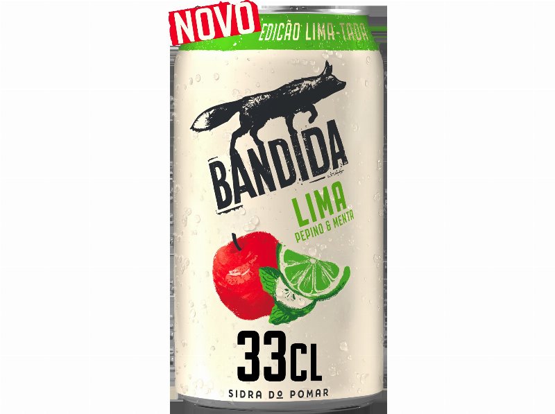 Sidra Bandida Lima Pepino&Menta Lata 0.33 l (Sdr)