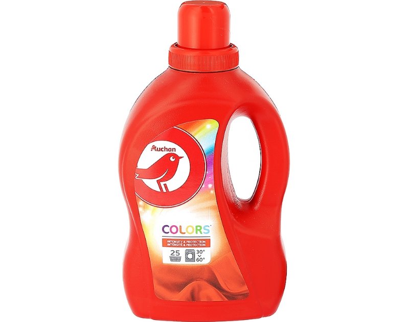 Detergente Auchan Roupa Delicada Líquido Cores 25 Doses