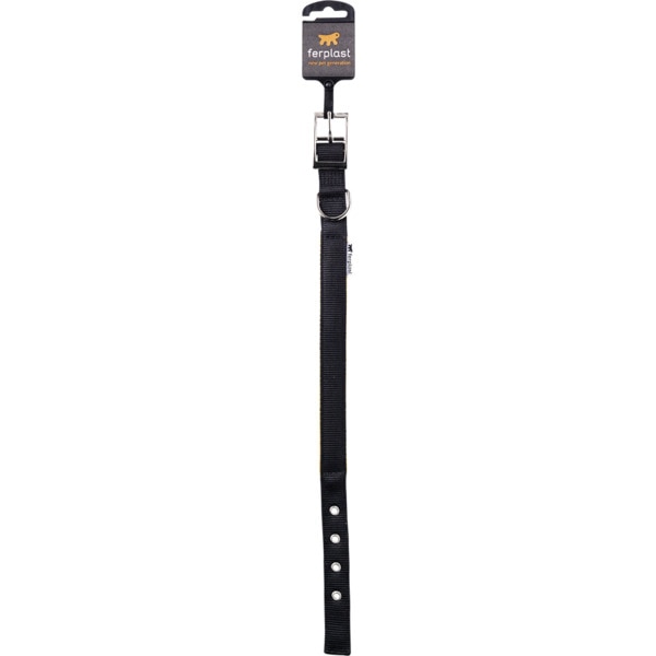 Coleira Daytona Para Cão Preta 2,5 Cm De Largura E 45 Cm De Comprimento 1 unidade