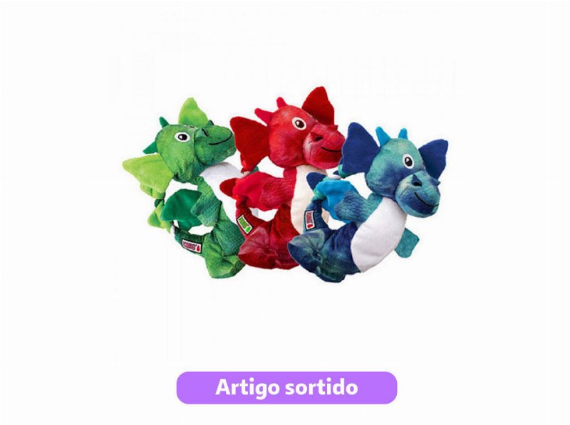 Brinquedo Para Cão Kong Knots Dragão Tamanho M/L Cores Sortidas