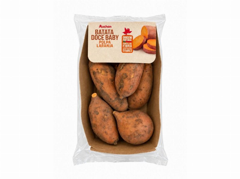 Batata Doce Baby Auchan Polpa Laranja 500 g