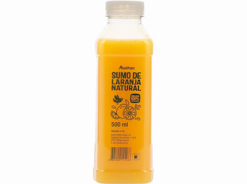 Sumo De Laranja Auchan 500 ml