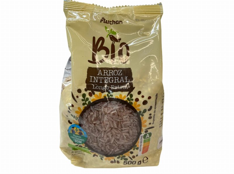Arroz Integral Auchan Bio Cultivamos O Bom Longo Extra 500 g