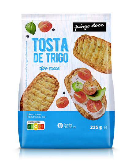 Tostas Suecas De Trigo Pingo Doce 0.225Kg
