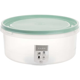 Caixa Hermética Redonda 1,3 l Grey Kasa
