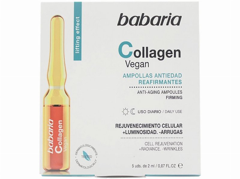 Ampolas Faciais Babaria Colagénio 5Un