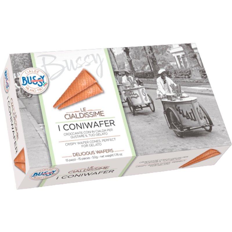 Wafer Para Gelado Cones 15 Unidades 50 g