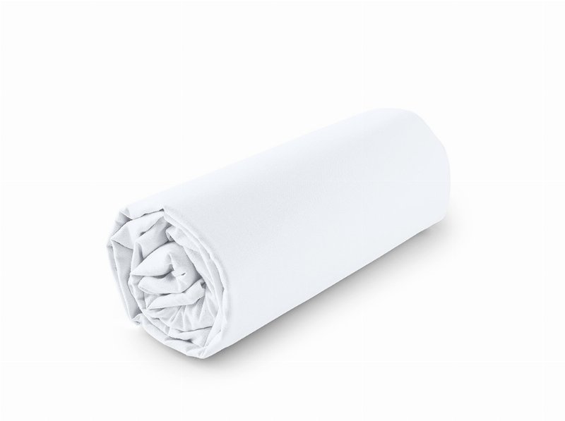 Lençol De Baixo Com Elástico Actuel Branco 100% Algodão 160X200Cm