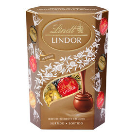 Bombons De Chocolate Lindor Cornet Sortido Lindt 200 gr