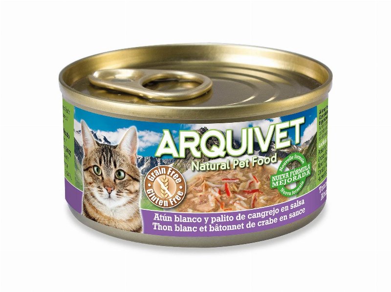 Comida Húmida Gato Arquivet Atum Branco E Surimi 80 g