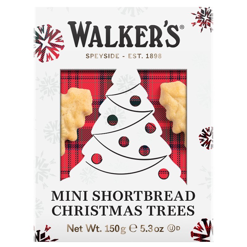 Mini Bolachas De Manteiga Árvore De Natal Shortbread 150 g