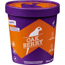 Açaí Manteiga De Amendoim Oakberry 473 ml