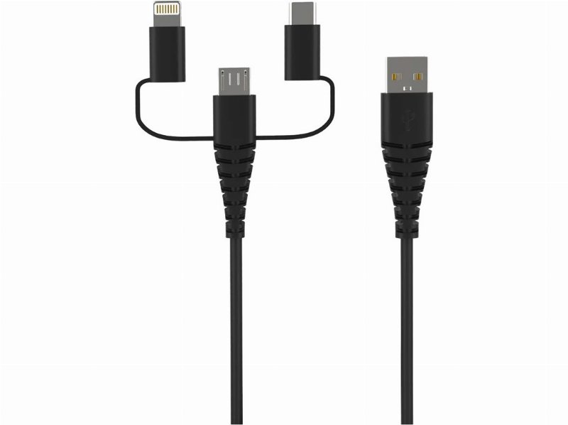 Cabo Multi Lightning Qilive 600161201 Musb/Usbc Non Mfi Pr