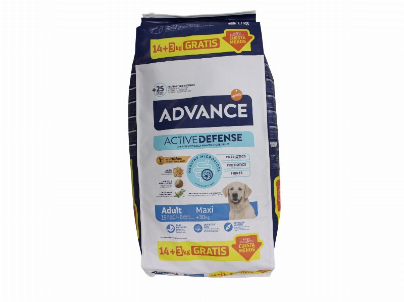 Ração Para Cão Advance Maxi Adulto Frango 14+3 kg