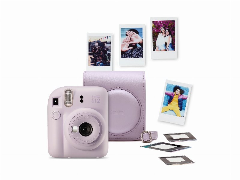 Camara Analógica Fujifilm Mini 12 Lp Bundle Peak 23 Purp