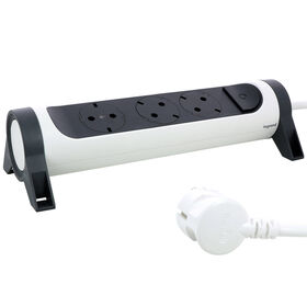Bloco 3 Tomadas Rotativo Com Interruptor 1,5Mts Branco Legrand 1 Un