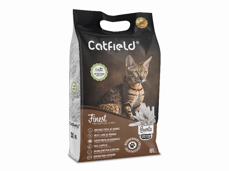 Areia Aglomerante Catfield Finest Quartz 6 l