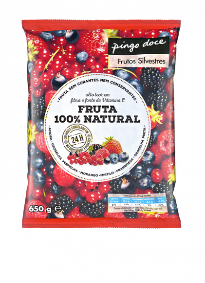 Frutos Silvestres Congelados Pingo Doce 0.65Kg