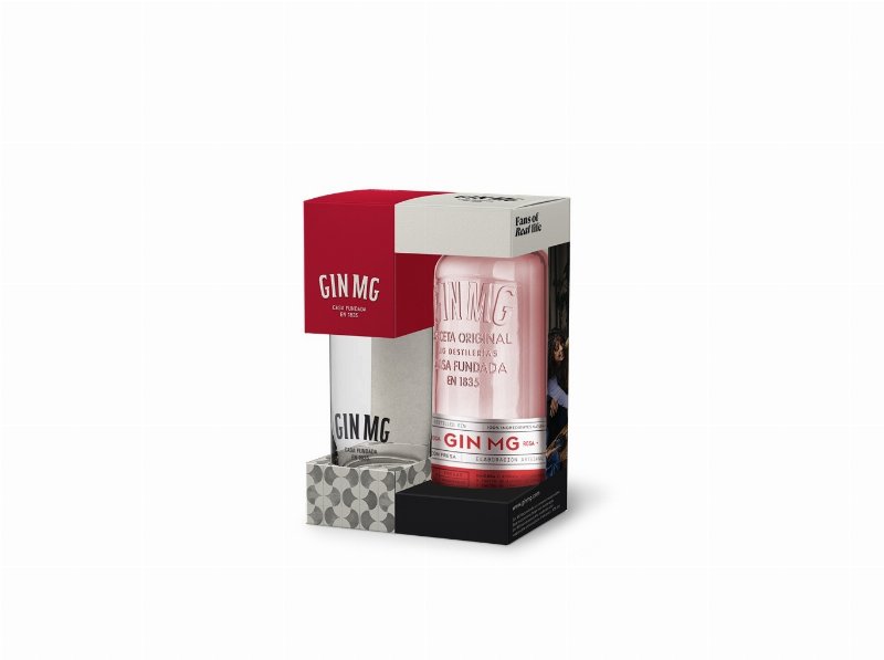 Gin Mg Rosa Oferta Copo 0.70 l