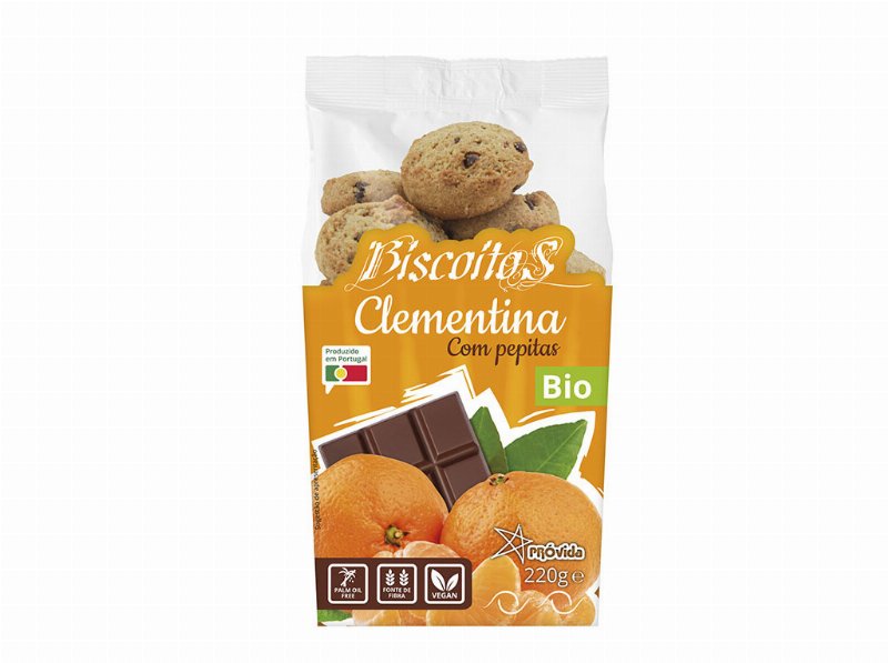 Biscoitos Próvida Clementina C/ Pep. Choc. 220 g