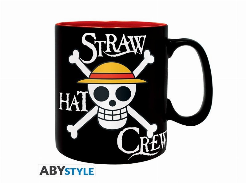 Caneca Luffy & Skull One Piece 460 ml
