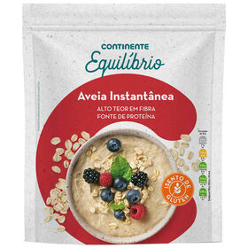 Aveia Instantânea Sem Glúten Continente Equilíbrio 500 gr