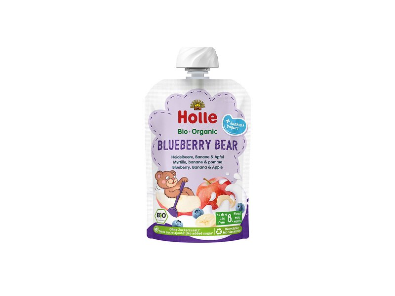 Saqueta Bio Holle Mirtilo Ban Maçã 8M+ 100 g