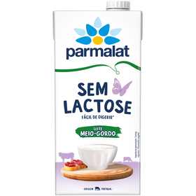 Leite Uht Meio Gordo Sem Lactose Parmalat 1 Lt