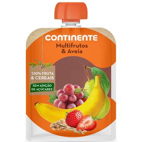 Saqueta De Frutos Multifrutos E Aveia +8M Continente 90 gr