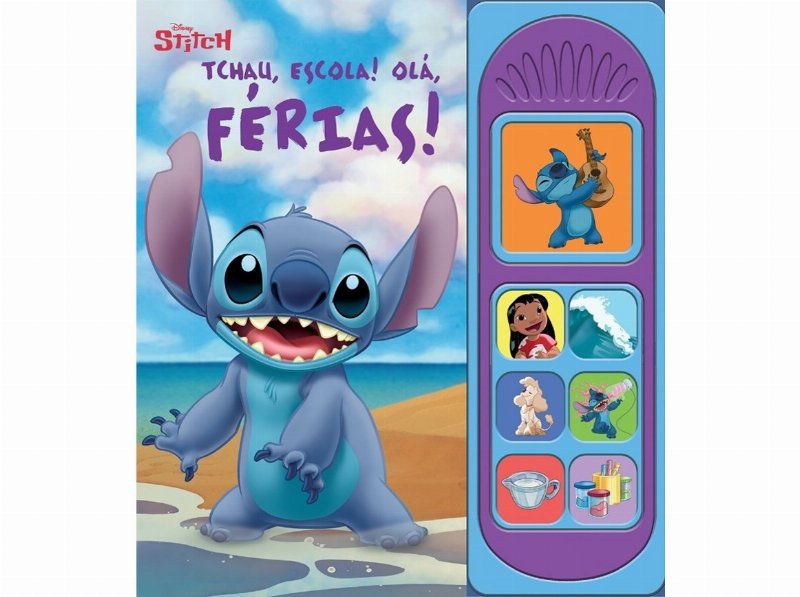 Livro Stitch - Tchau Escola! Olá Férias! De Disney