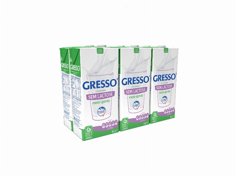 Leite S/Lactose Gresso M/Gordo 6X1 l