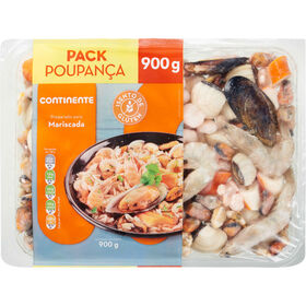 Preparado Para Mariscada Congelado Pack Poupança Continente 900 gr