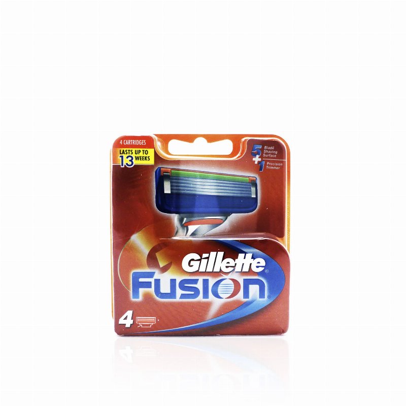 Gillette Recargas Lâminas Fusion - 4 Un