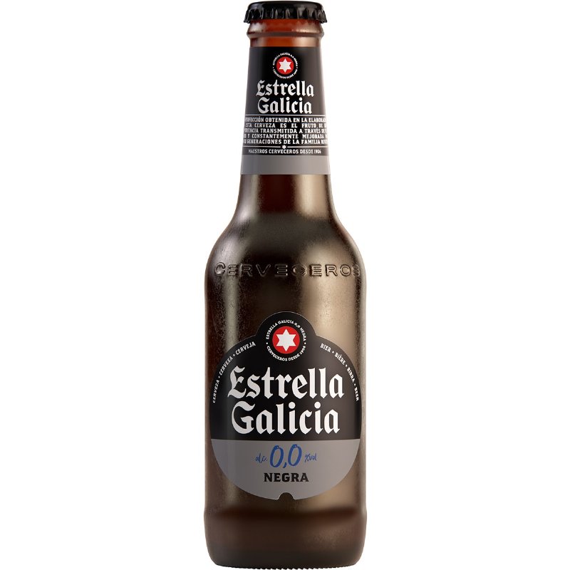 Cerveja Preta De Espanha Sem Álcool 25 cl