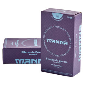 Filete De Cavala Ao Natural Manná 120 gr (Peso Escorrido 90 gr)
