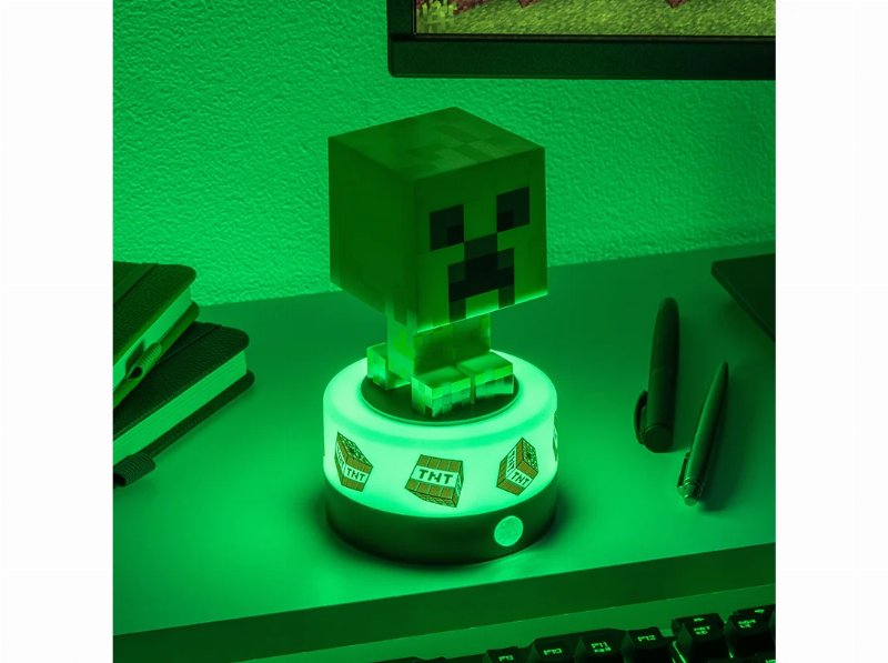 Luz C/ Alarme Entrada Minecraft Creeper