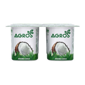 Iogurte Aroma Coco Agros 480 gr (4 Un)