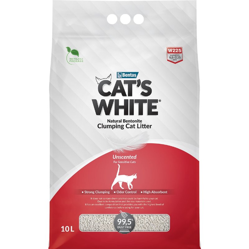 Areia Para Gato Natural Bentonite 10 l