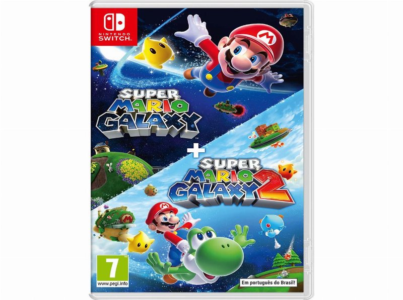 Jogo Switch Super Mario Galaxy + Super Mario Galaxy 2