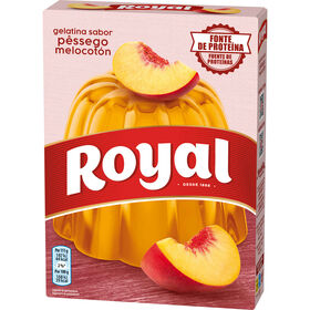 Gelatina Em Pó De Pêssego Royal 114 gr