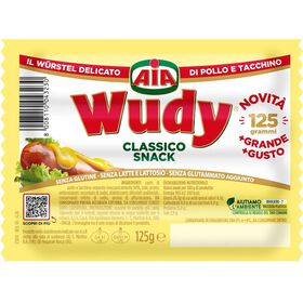 Salsicha De Frango E Peru Wudy 125 gr