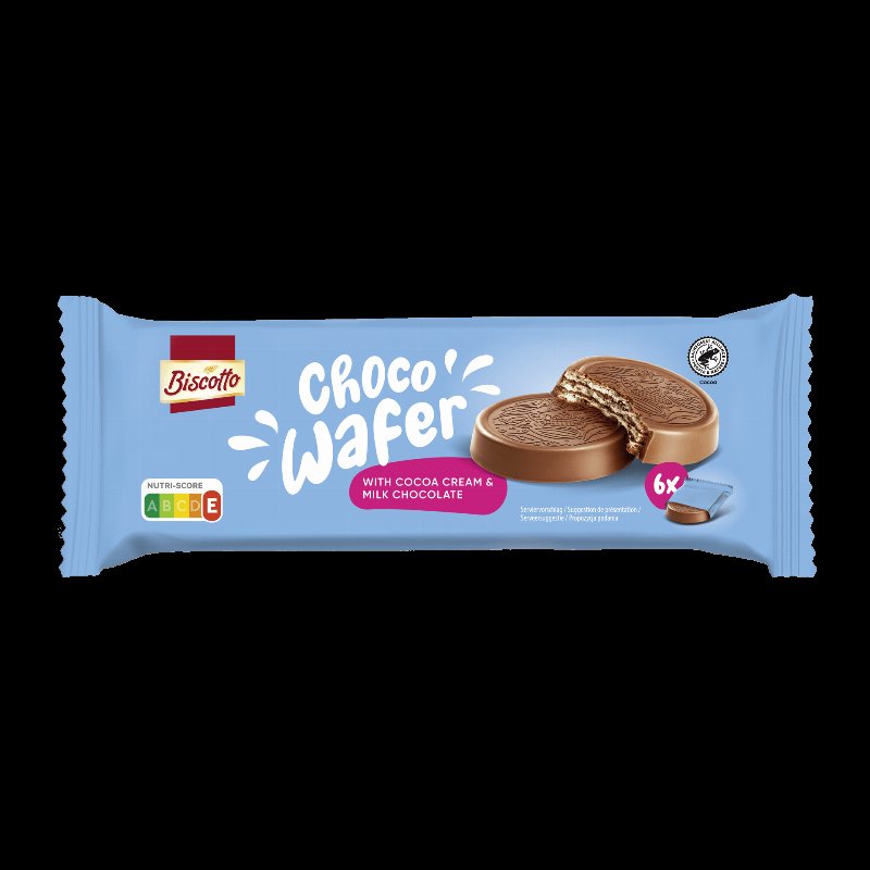 Bolachas Choco Wafers 144 g