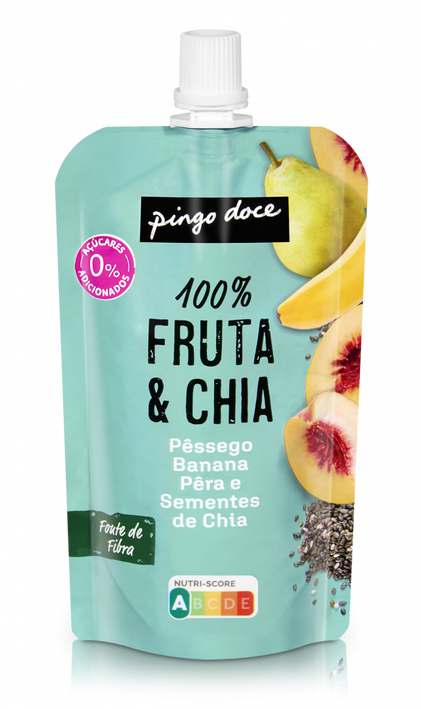 Bolsa De Multifrutos E Sementes De Chia Pingo Doce 0.12Kg