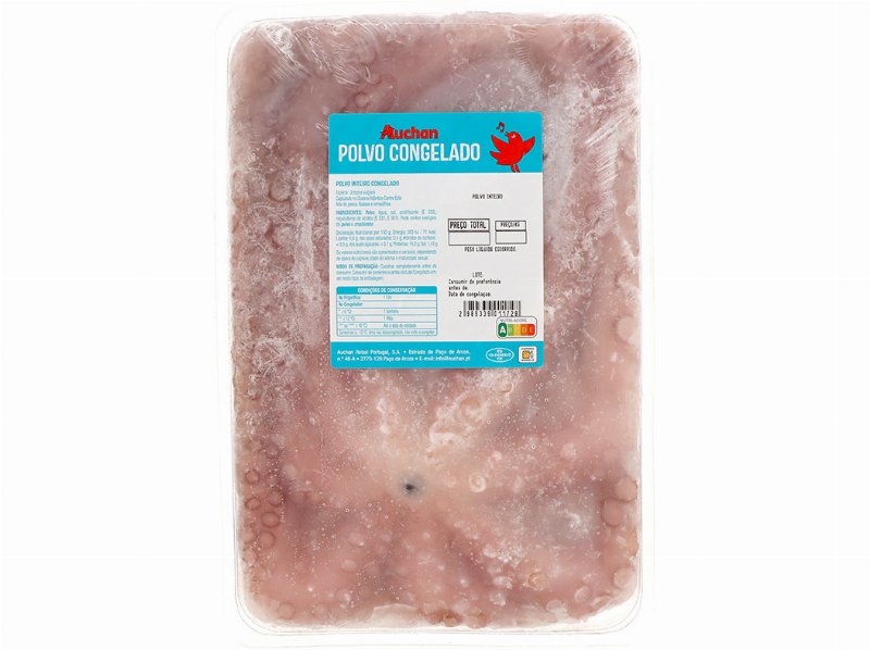 Polvo Congelado Auchan (-1.5 kg)
