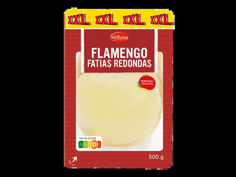 Queijo Flamengo Fatias Redondas Xxl