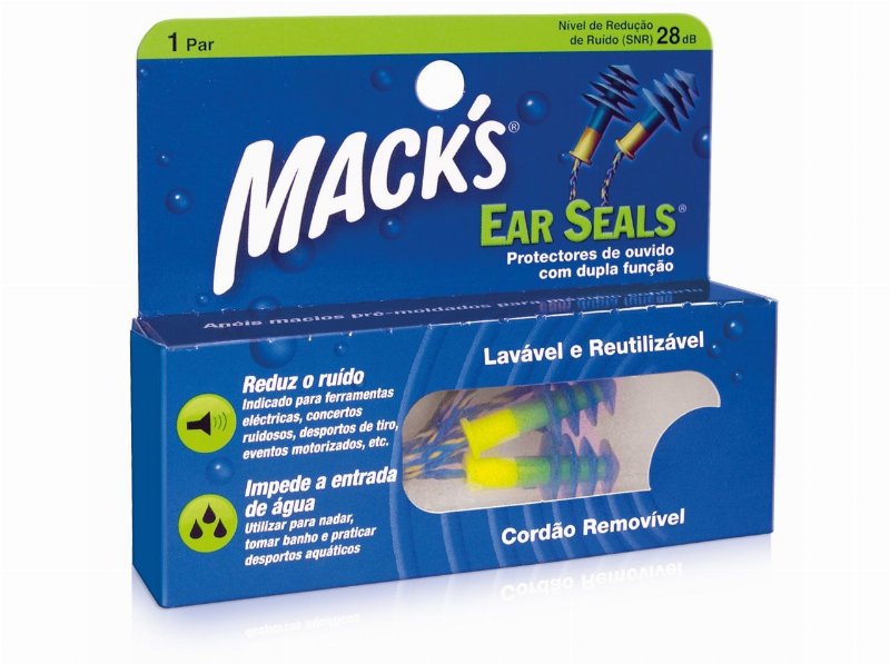 Tampões Auriculares Mack's Kit Comfort C/ Fio 2Un