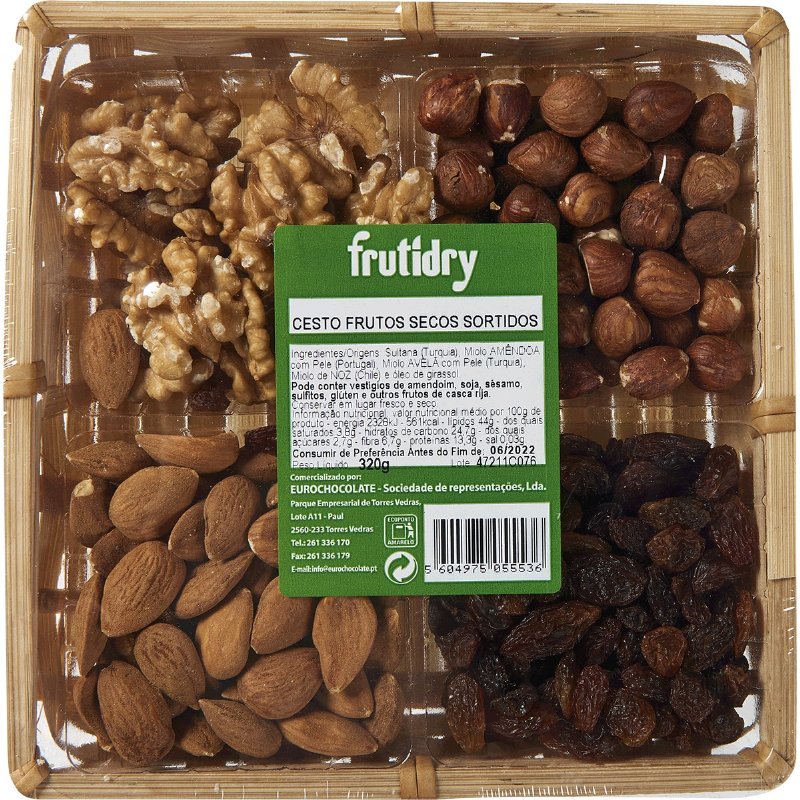 Cesto De Frutos Secos Sortido 320 g
