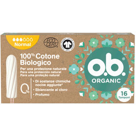 Tampão Digital Organic Normal Bio O.b. 16 Un