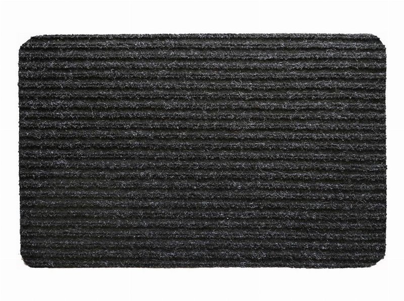 Tapete Auchan Essencial Preto Poliester 35X55Cm